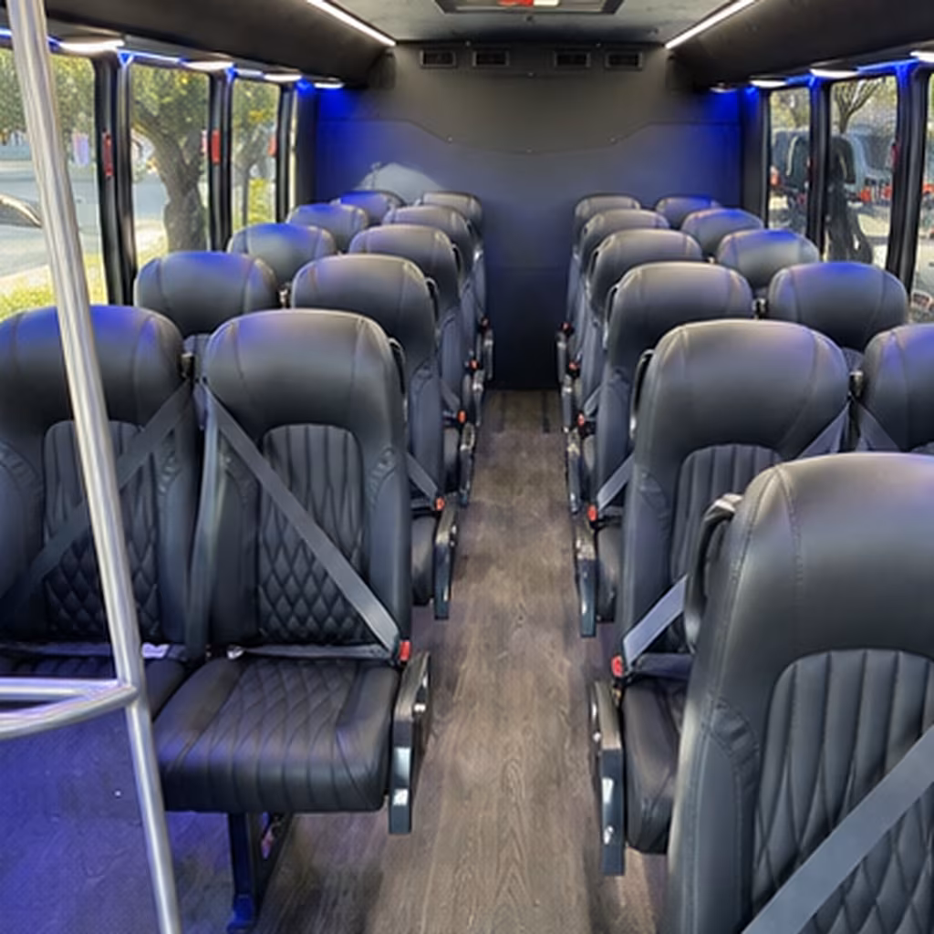 Dayton Corporate Transportation party bus interior