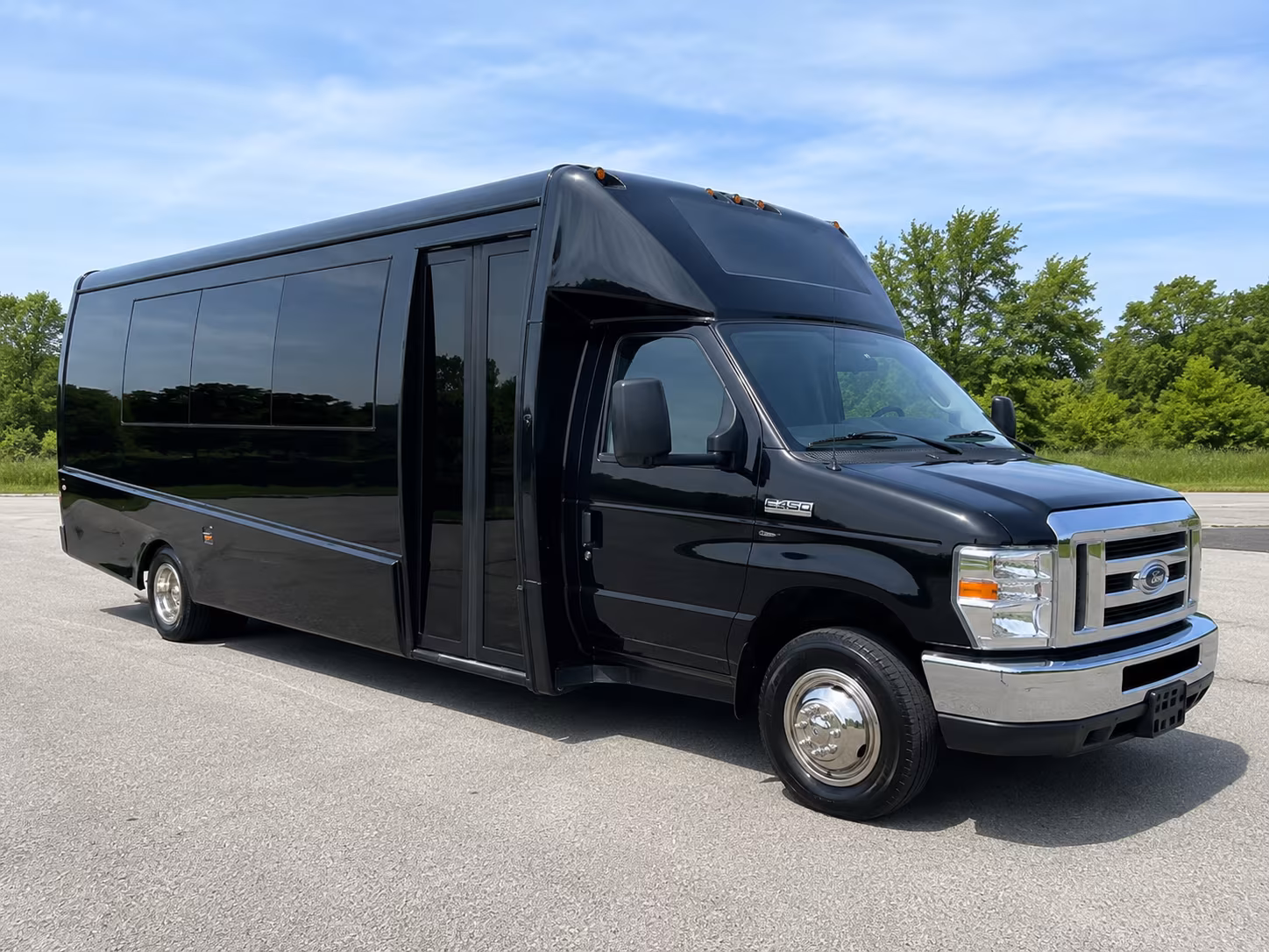 Dayton Corporate Transportation party bus exterior