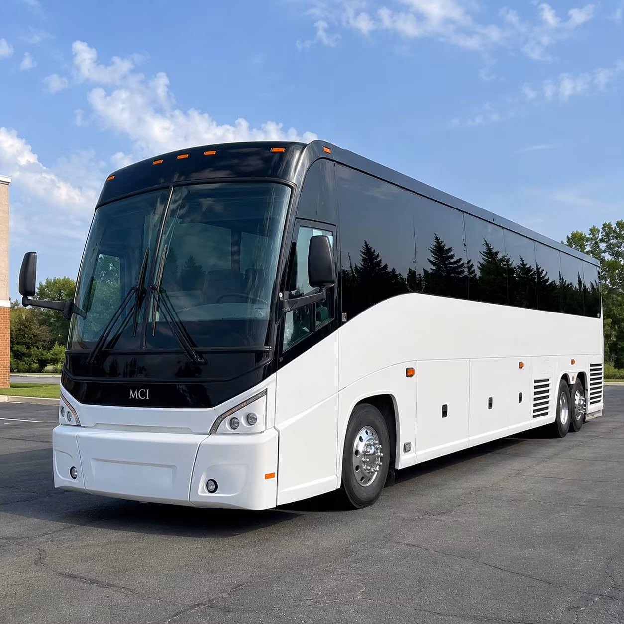 Dayton School Event Transportation party bus exterior