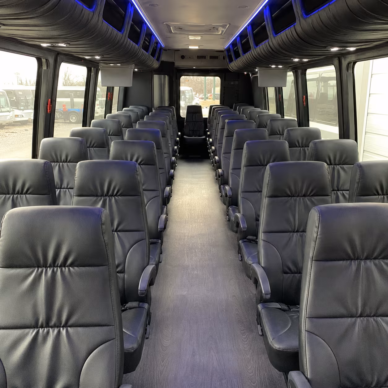 Dayton School Event Transportation party bus exterior