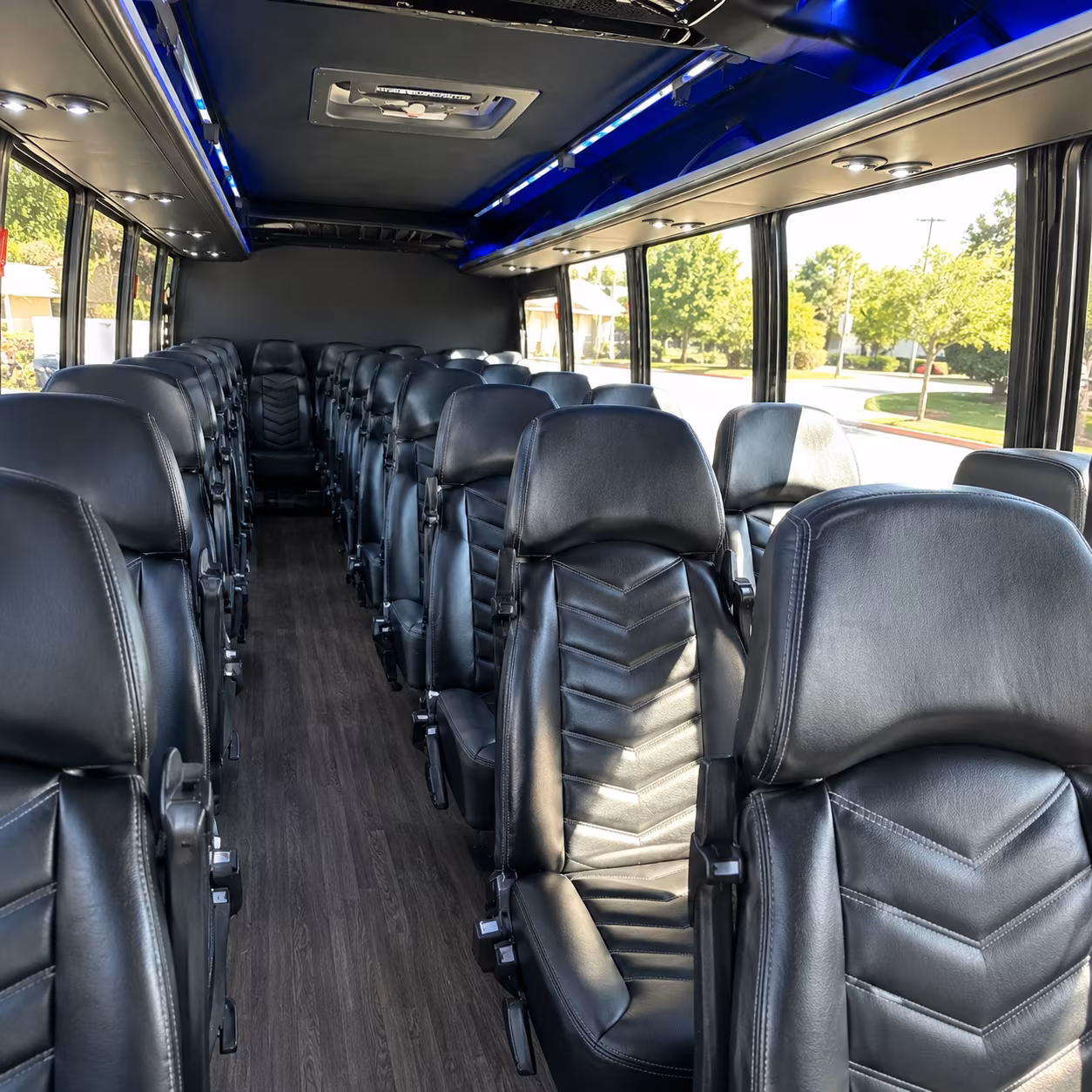 Dayton School Event Transportation party bus exterior
