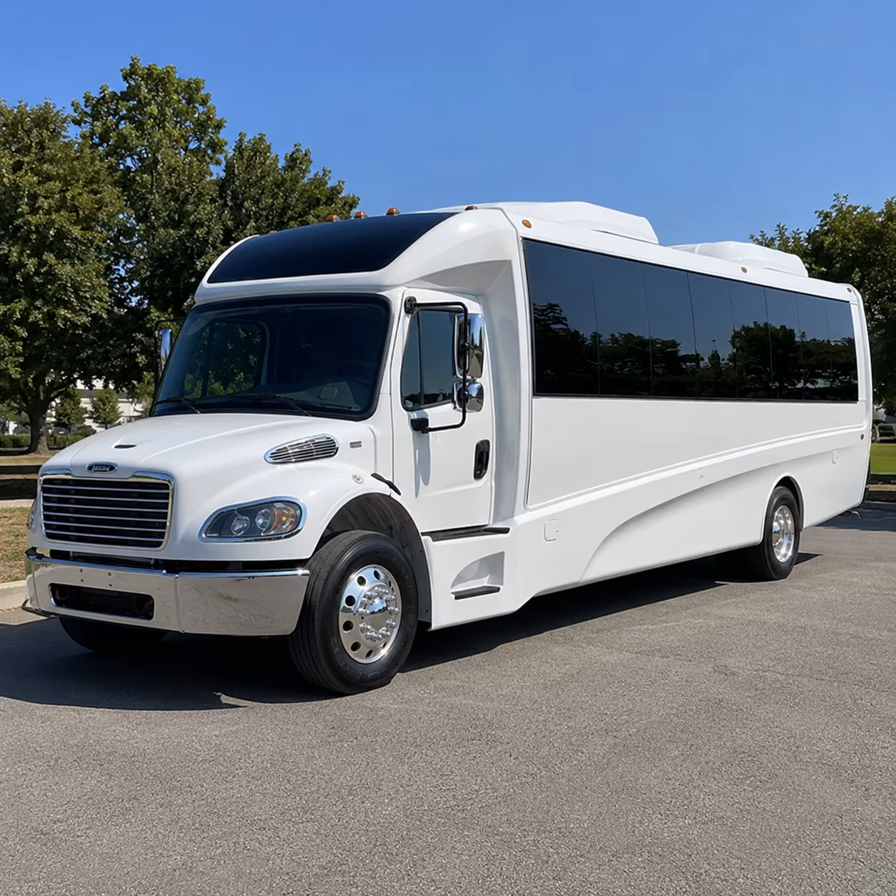 Dayton School Event Transportation party bus exterior