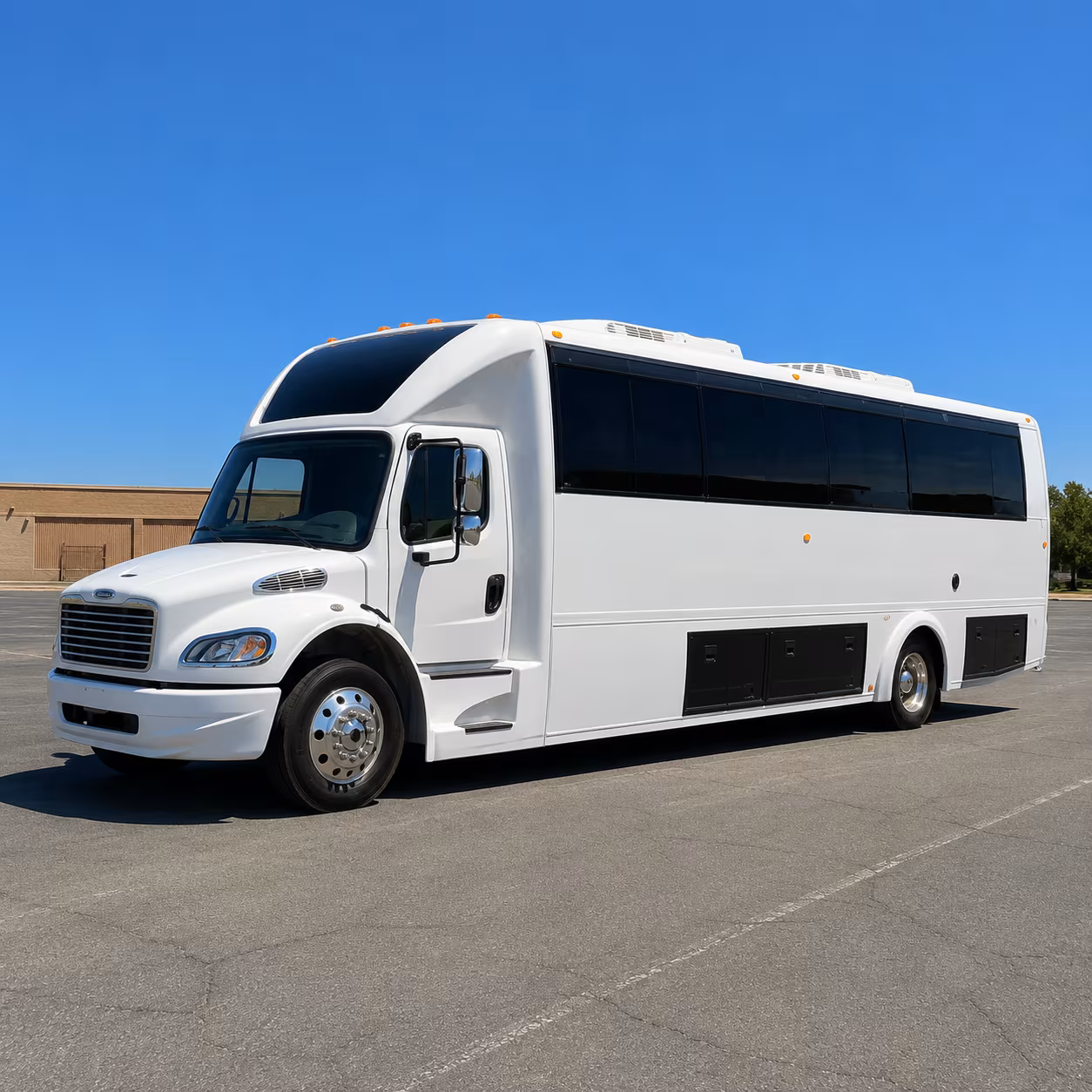 Dayton Sporting Event Transportation party bus exterior