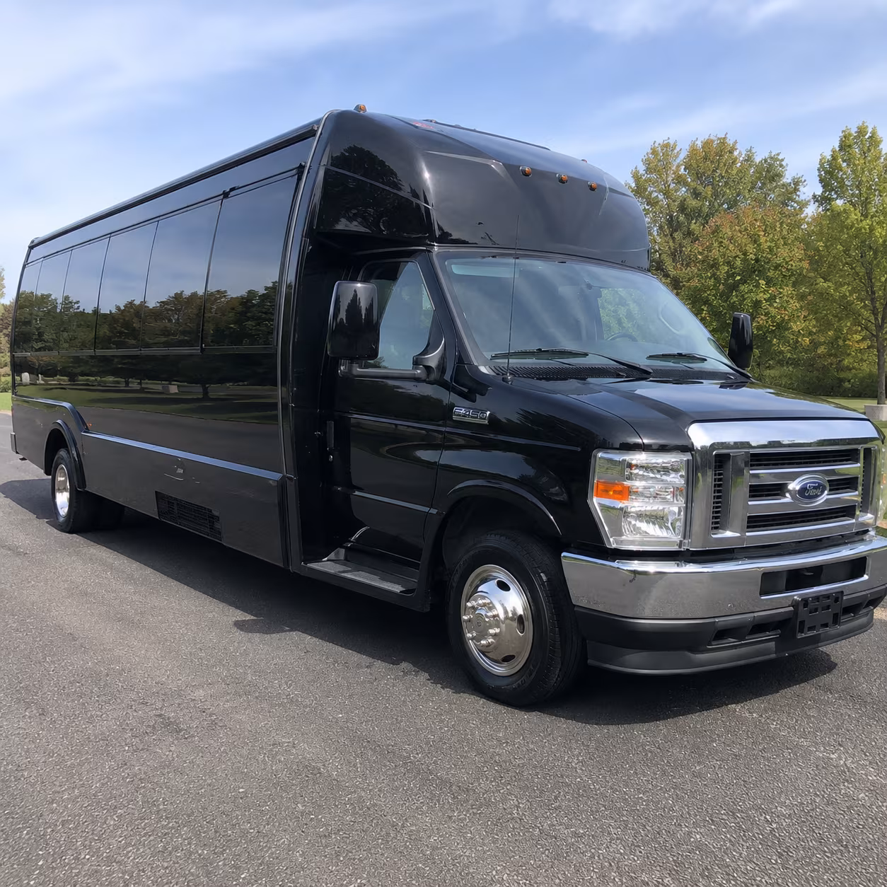 Dayton Sporting Event Transportation party bus exterior