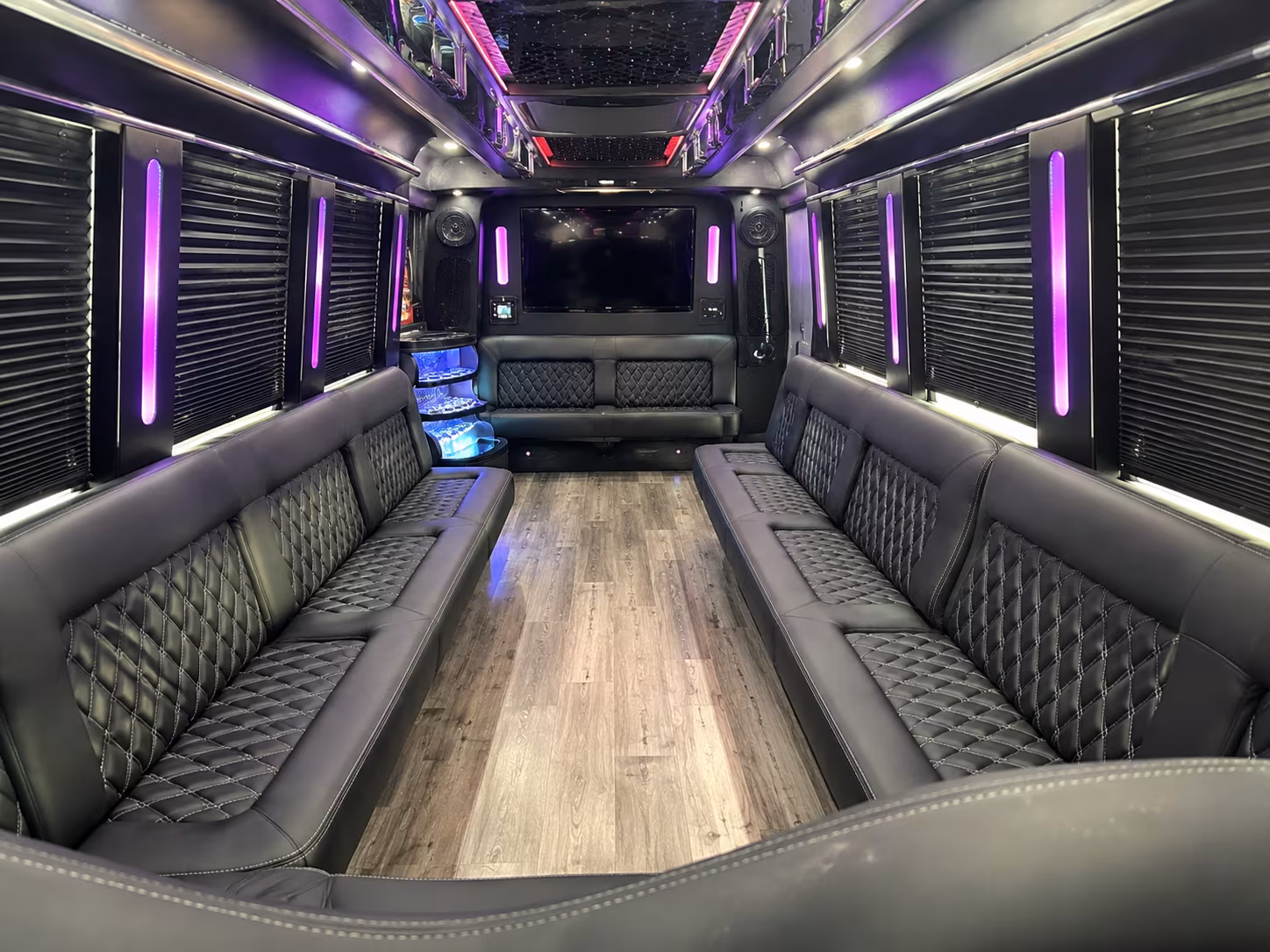 Dayton Wedding Transportation party bus exterior