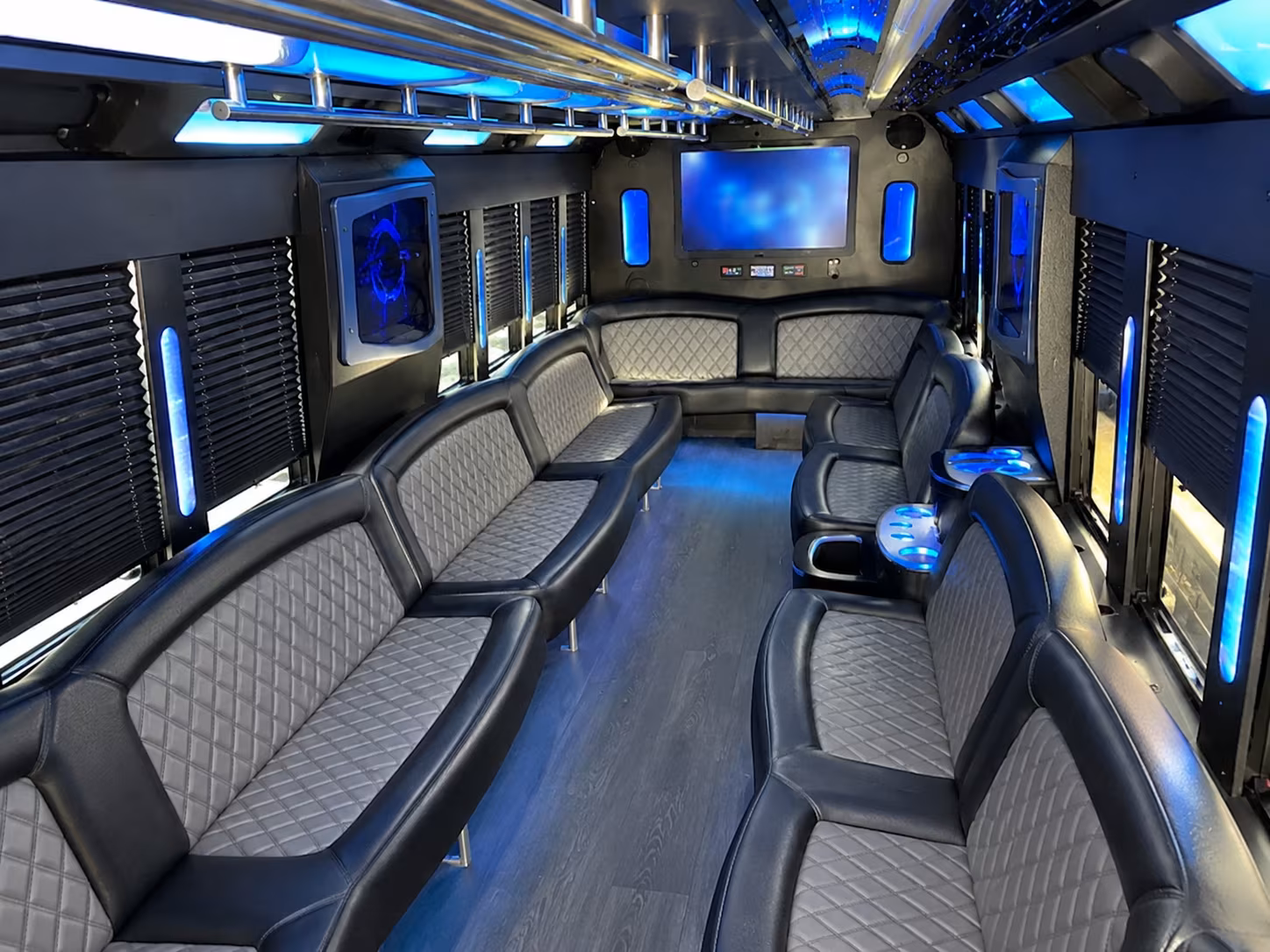 Dayton Wedding Transportation party bus exterior