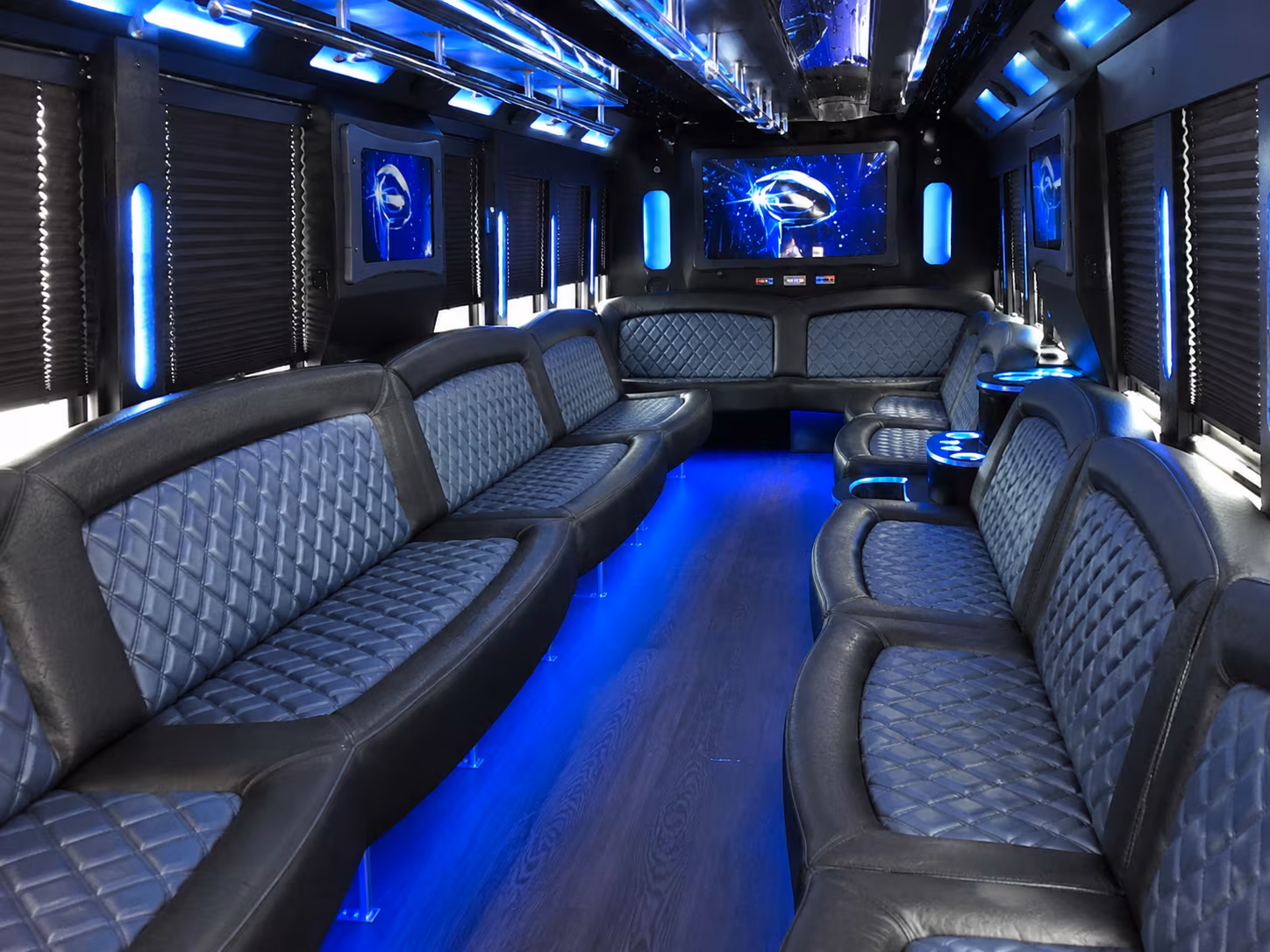 Dayton Wedding Transportation party bus exterior