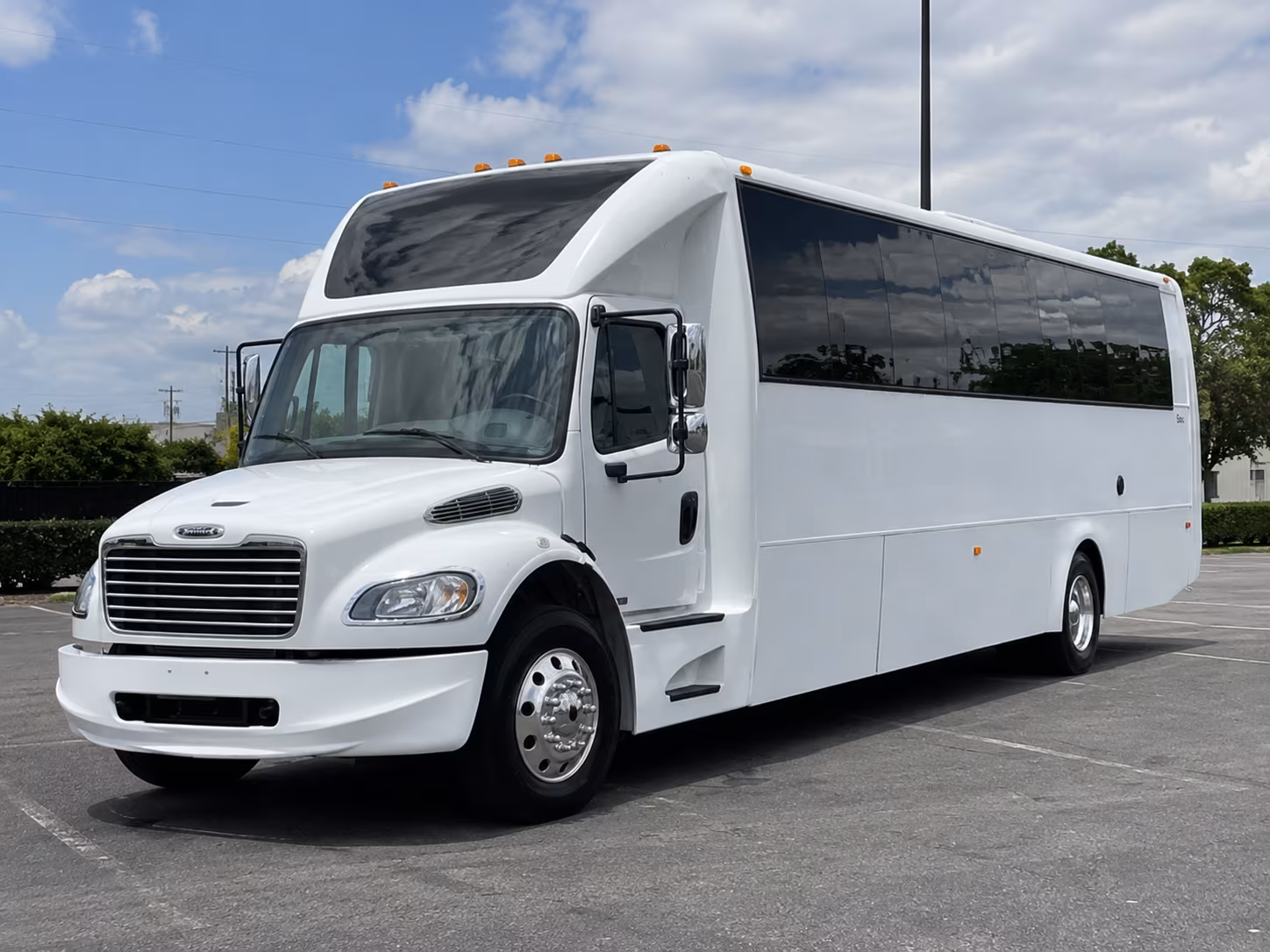 Dayton Wedding Transportation party bus exterior
